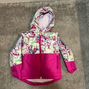 The North Face Kids Raincoat - Pink and Multicolor